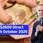 CRA $2600 Direct Deposit October 2025