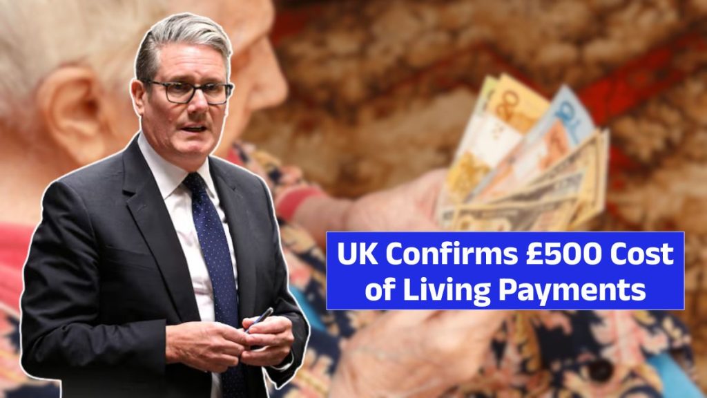 UK Confirms £500 Cost of Living Payments