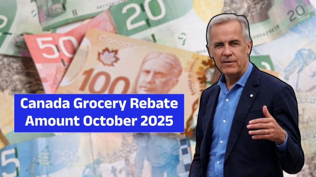 Canada Grocery Rebate Amount for October 2025