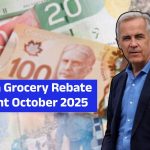 Canada Grocery Rebate Amount for October 2025