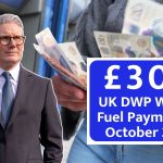 UK DWP Winter Fuel Payment in October 2025